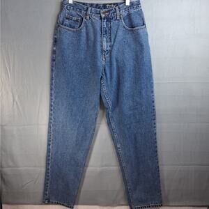 Eddie Bauer Mom Blue Jeans Women's 12 100% Cotton Hi-Rise Denim Vintage